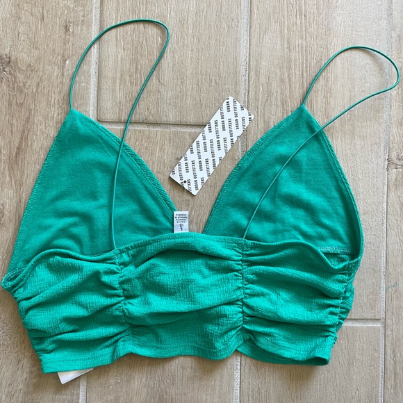 Urban Outfitters Crop Bralette Ruched Top NWT - Picture 3 of 4
